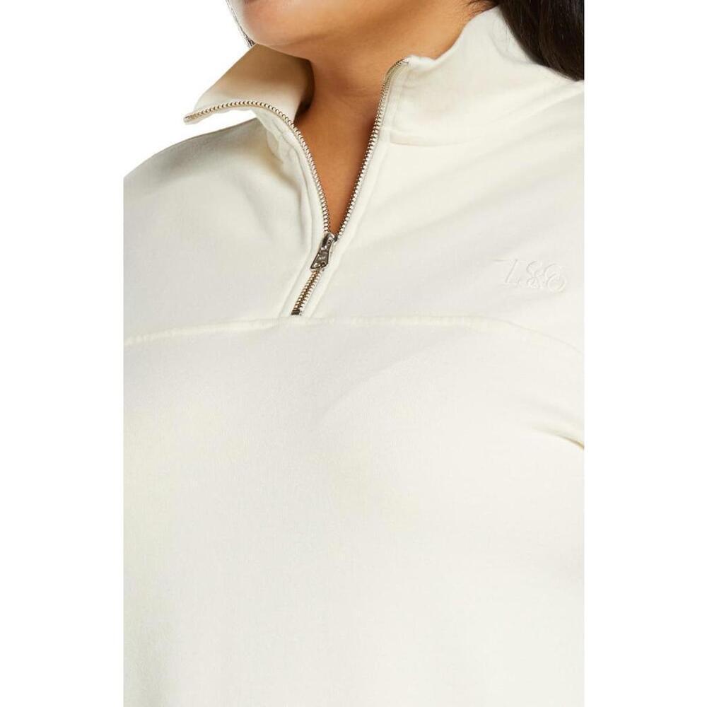 Levi's Womens Plus Size Quarter Zip Sweatshirt Size 3X - Picture 4 of 4